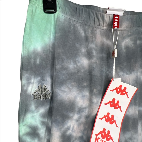 NWT Kappa Italian Sports Brand Apparel Tie Dye Athleisure Leggins - Picture 5 of 7